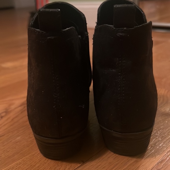 WOMENS BLACK DISTRESSED CHELSEA BOOTS SIZE 10M - Picture 6 of 6